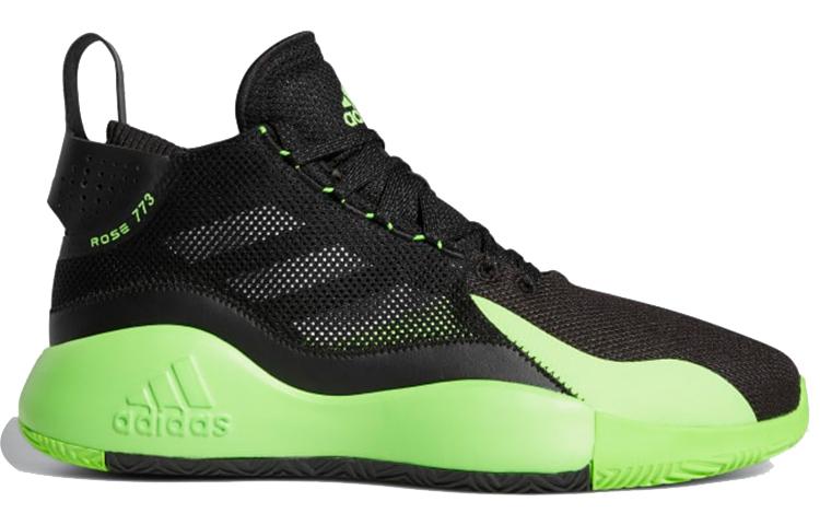Adidas D Rose 773 2020 'Black Team Solar Green' купить в интернет-магазине Yoocart с быстрой доставкой по России.