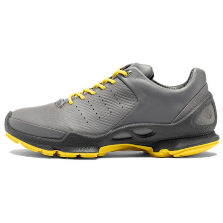 Ecco Biom C Abrasion-Resistant Low-Top Casual Running Shoes Men's Iron Gray/Gold
