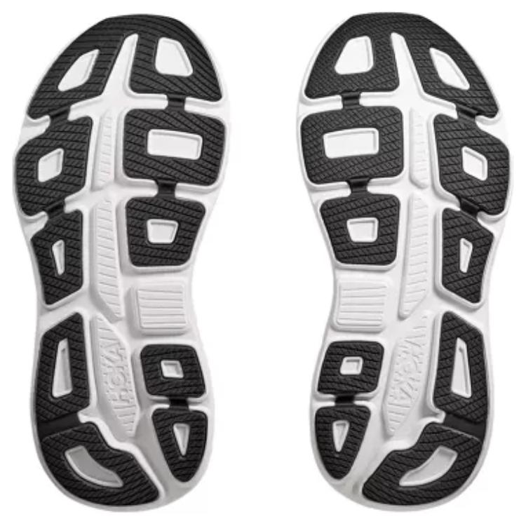 HOKA ONE ONE Bondi 9 Anti-Slip Wear-Resistant Low-Top Casual Running Shoes Men's Black