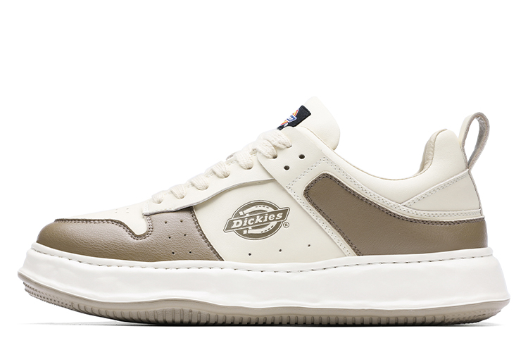 Dickies Patchwork Collection Low Top Sports Casual Shoes Men's Beige