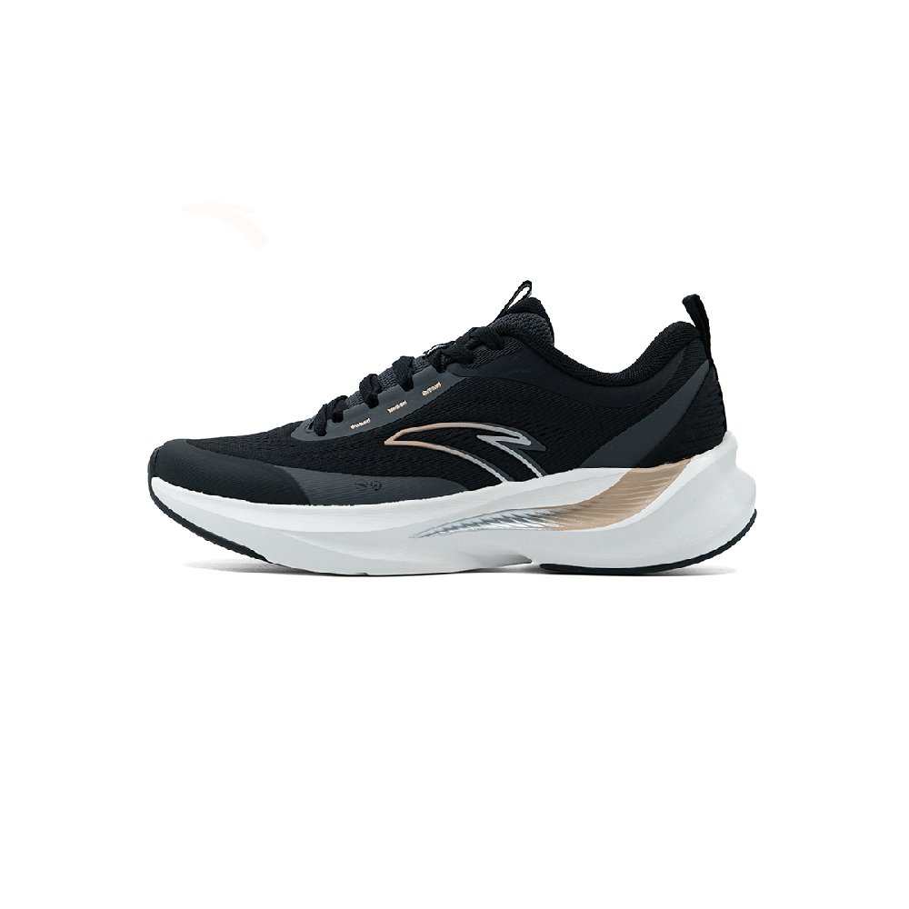Anta Suburban Anti-Slip Wear-Resistant Low-Top Casual Running Shoes Women's Black