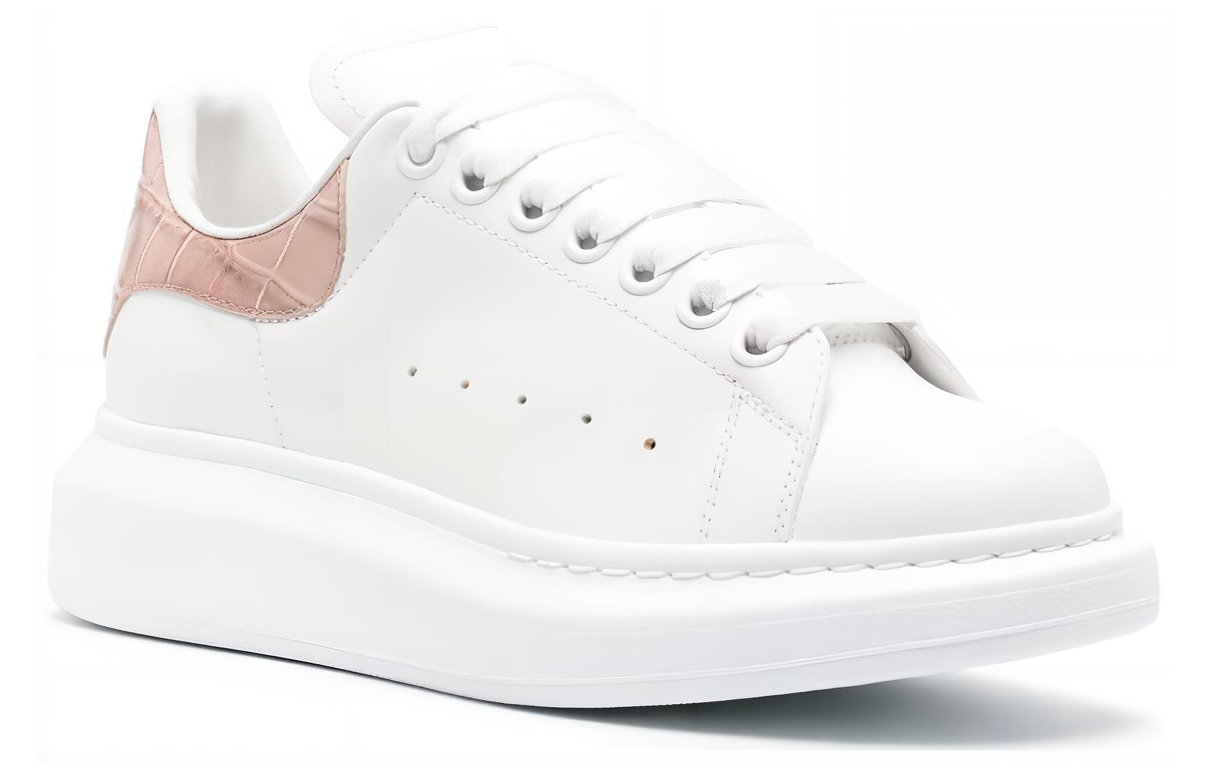 Alexander McQueen Almond-Toe Lace-Up Sneakers Women's