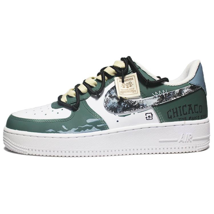 Nike Air Force 1 Pale Shadow Traveler Anti-Slip Wear-Resistant Low-Top Skateboard Shoes Women's White