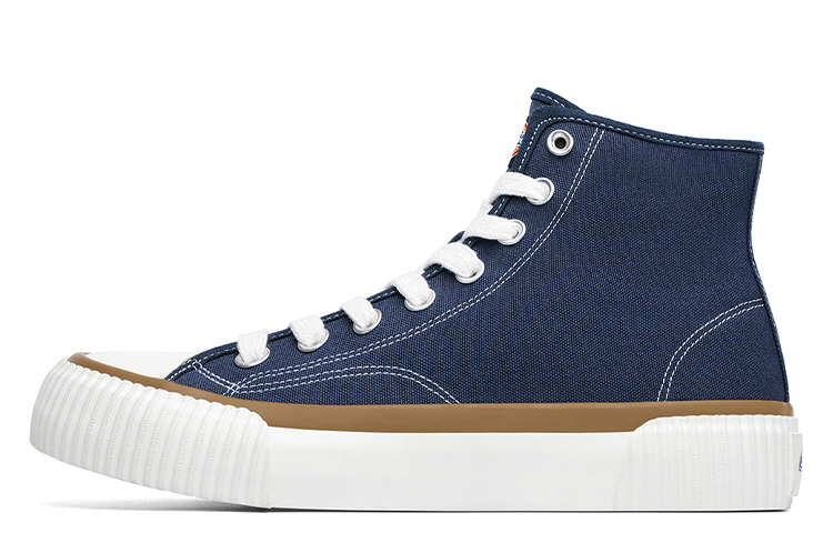 Dickies Canvas Shoes Unisex High-Top Blue