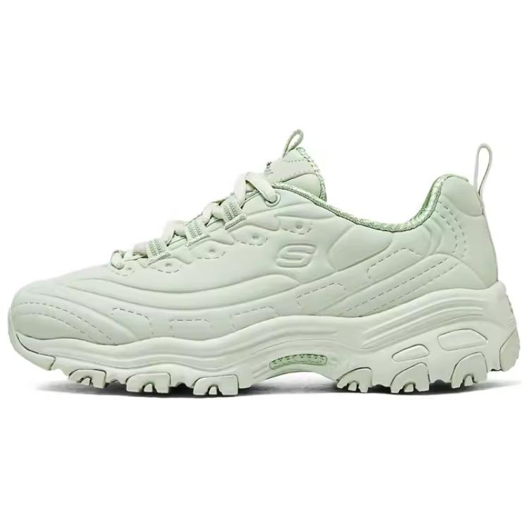 Skechers Sports Life Collection Breathable Support Low-Top Chunky Sneakers Women's Mint Green