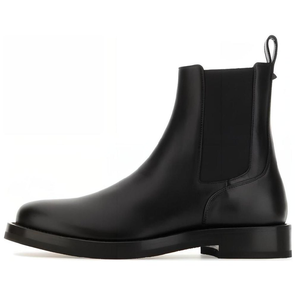 Valentino Round Toe Ankle Boots