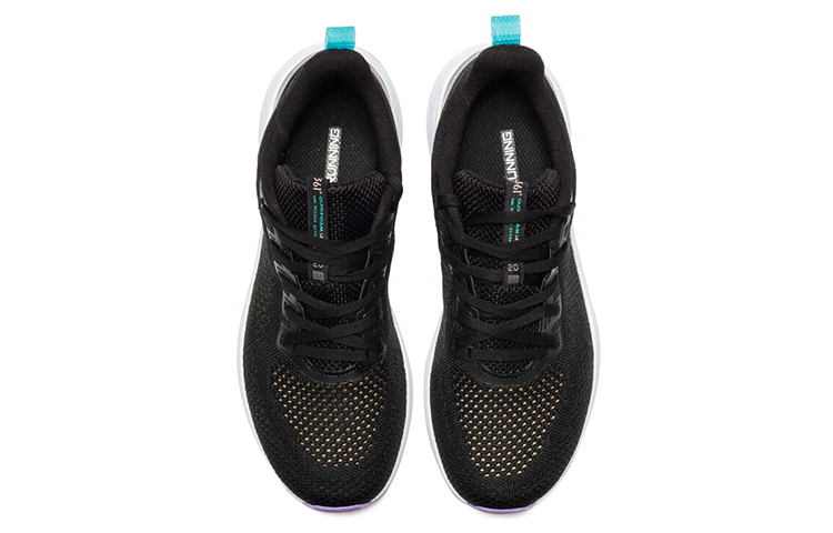 361° Cushioning, Slip Resistant, And Abrasion Resistant Low Top Running Shoes Women's Black Green