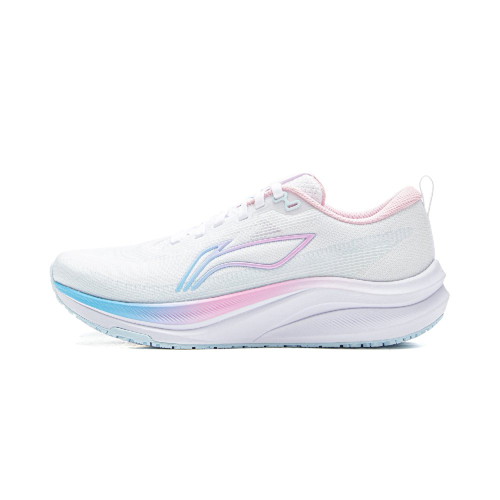 LINING Red Hare 8 Running Shoes Women's Low top Standard White/Light Sky Blue