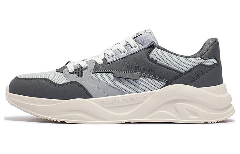 361° Cushioning And Breathable Low Top Running Shoes Men's Gray