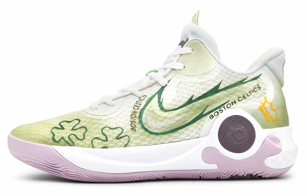 Nike Trey 5 Cushioning Anti-Slip And Wear-Resistant Mid-Top Vintage Basketball Shoes Unisex Green