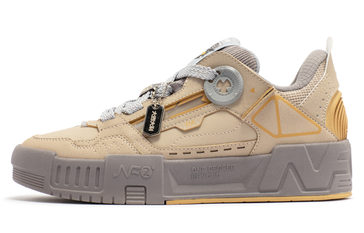 Peace Elite x 361° Peace Elite Series Low-Top Skateboard Shoes Men's Wheat Brown/Zinc Iron Gray