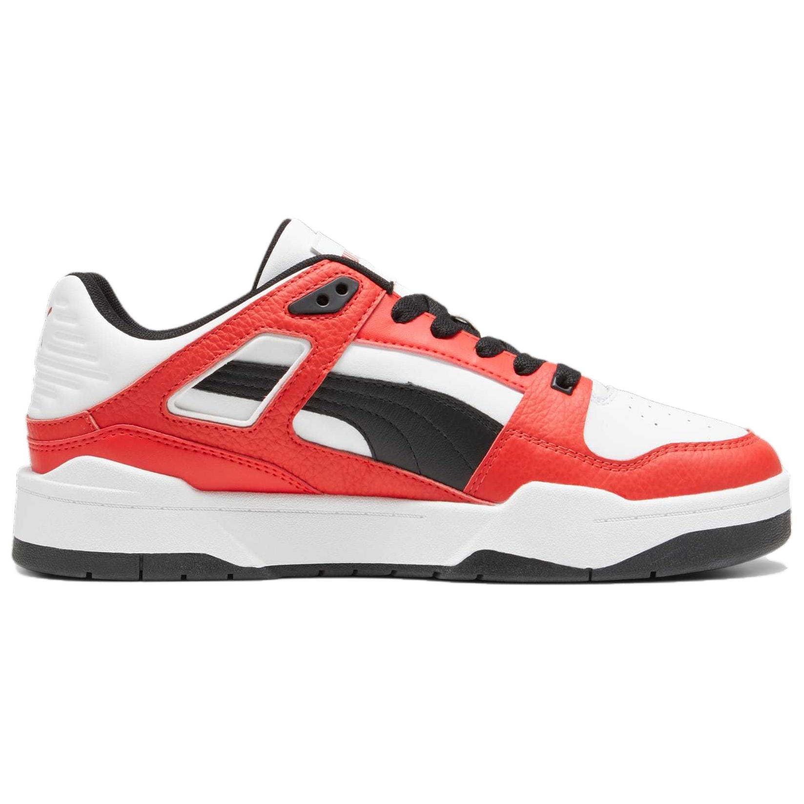 PUMA Slipstream Leather 'White Black Red'