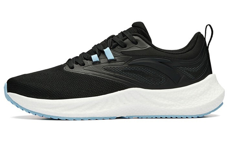 Anta Martian Foam Lightweight Low-Top Running Shoes Men's Black Blue