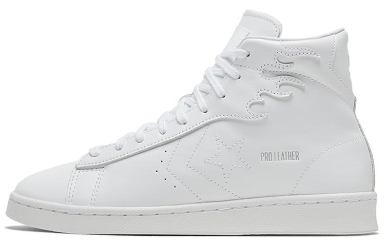 Converse Pro Leather High White Flames