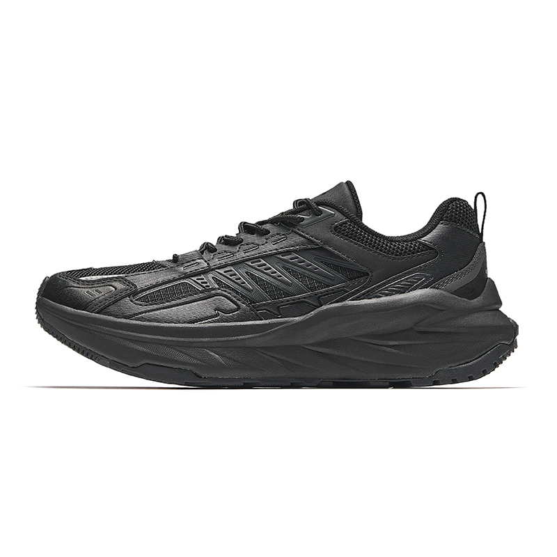 Anta Running Collection Anti-Slip Wear-Resistant Low-Top Casual Running Shoes Women's Black Gray