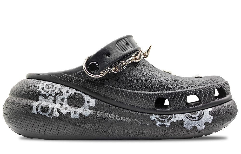 Crocs Classic Crush Clogs Unisex Black