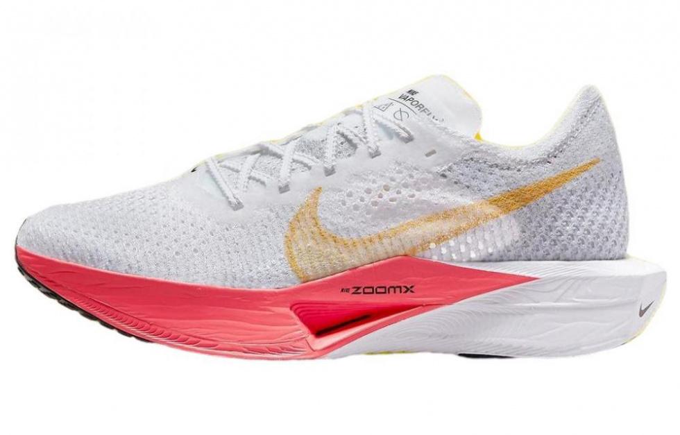 Nike ZoomX Vaporfly 3 White Topaz Gold Sea Coral Women's