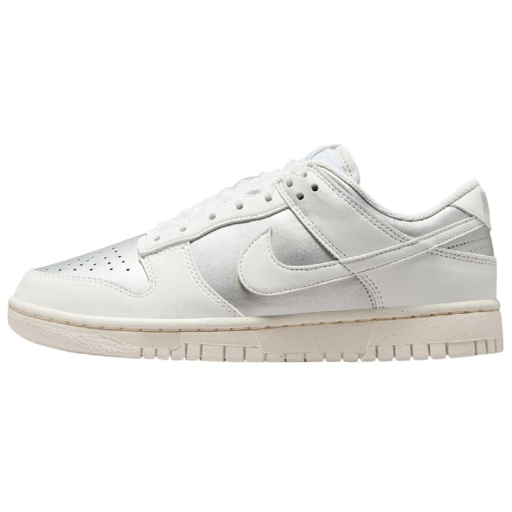Nike Dunk Low Next Nature Sheer Lace Metallic Platinum Women's
