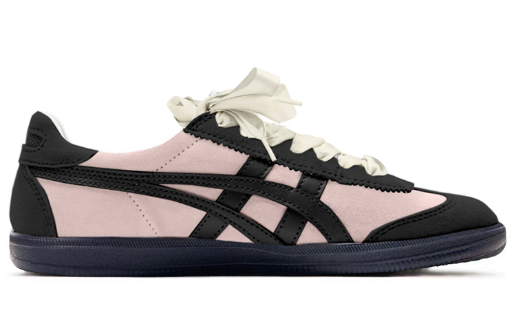 Onitsuka Tiger Tokuten Low Top Skateboard Shoes Unisex Black Pink