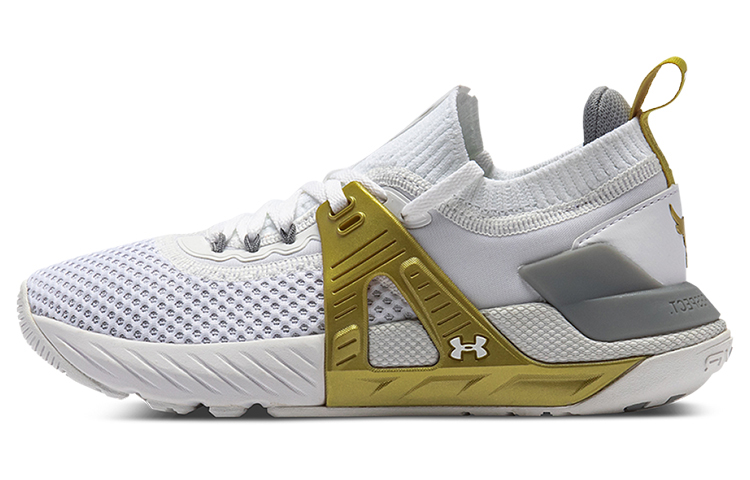 Under Armour Project Rock 4 'White Metallic Gold' Women's