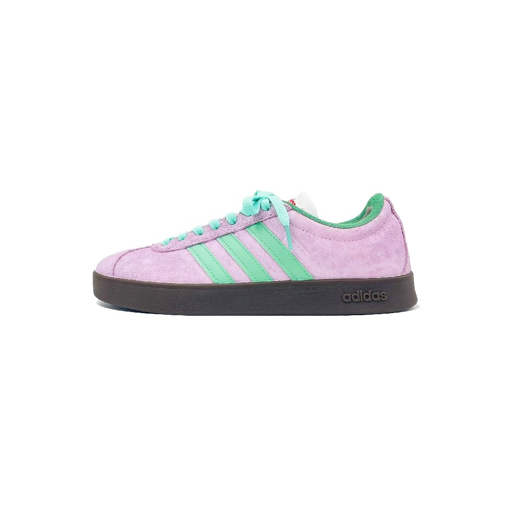 Adidas Neo VL Court 2.0 Lightweight Low Top Skateboard Shoes Unisex Purple Green