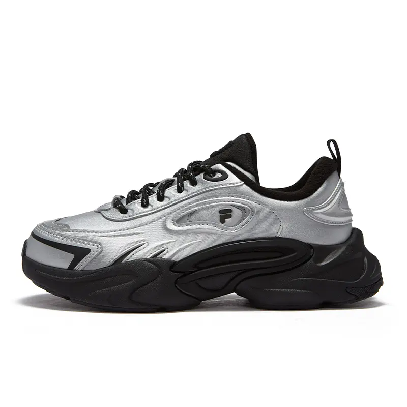 FILA FUSION Low Top Casual Shoes Women's Silver Black