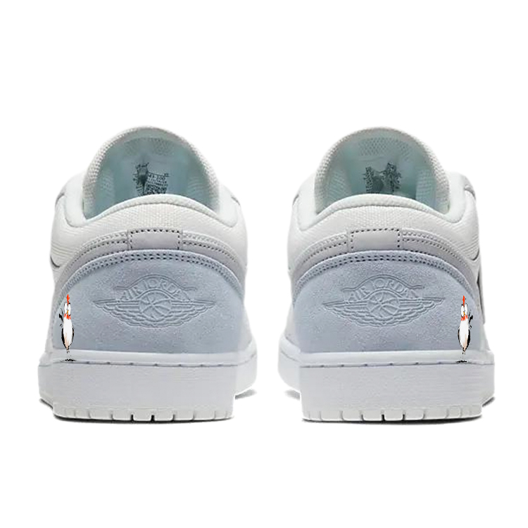 Jordan Air Jordan 1 Vintage Basketball Shoes Unisex Low top White/Gray купить в интернет-магазине Yoocart с быстрой доставкой по России.