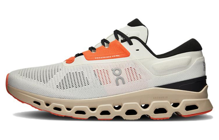 On Cloudstratus 3 Wear-resistant And Lightweight Low-Top Long Distance Running Running Shoes Men's White
