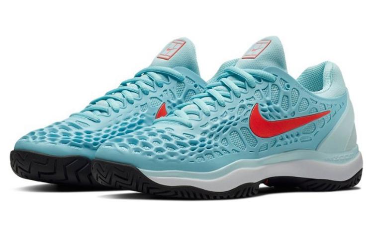 Nike Zoom Cage 3 Slip Resistant Abrasion Resistant Low top Tennis Shoes Women's Blue Red купить в интернет-магазине Yoocart с быстрой доставкой по России.