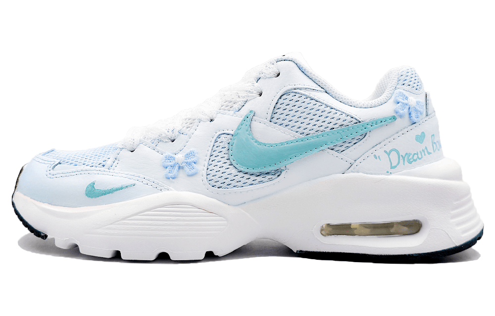 Nike Air Max Fusion Abrasion Resistant Low Top Running Shoes Women's Light Blue