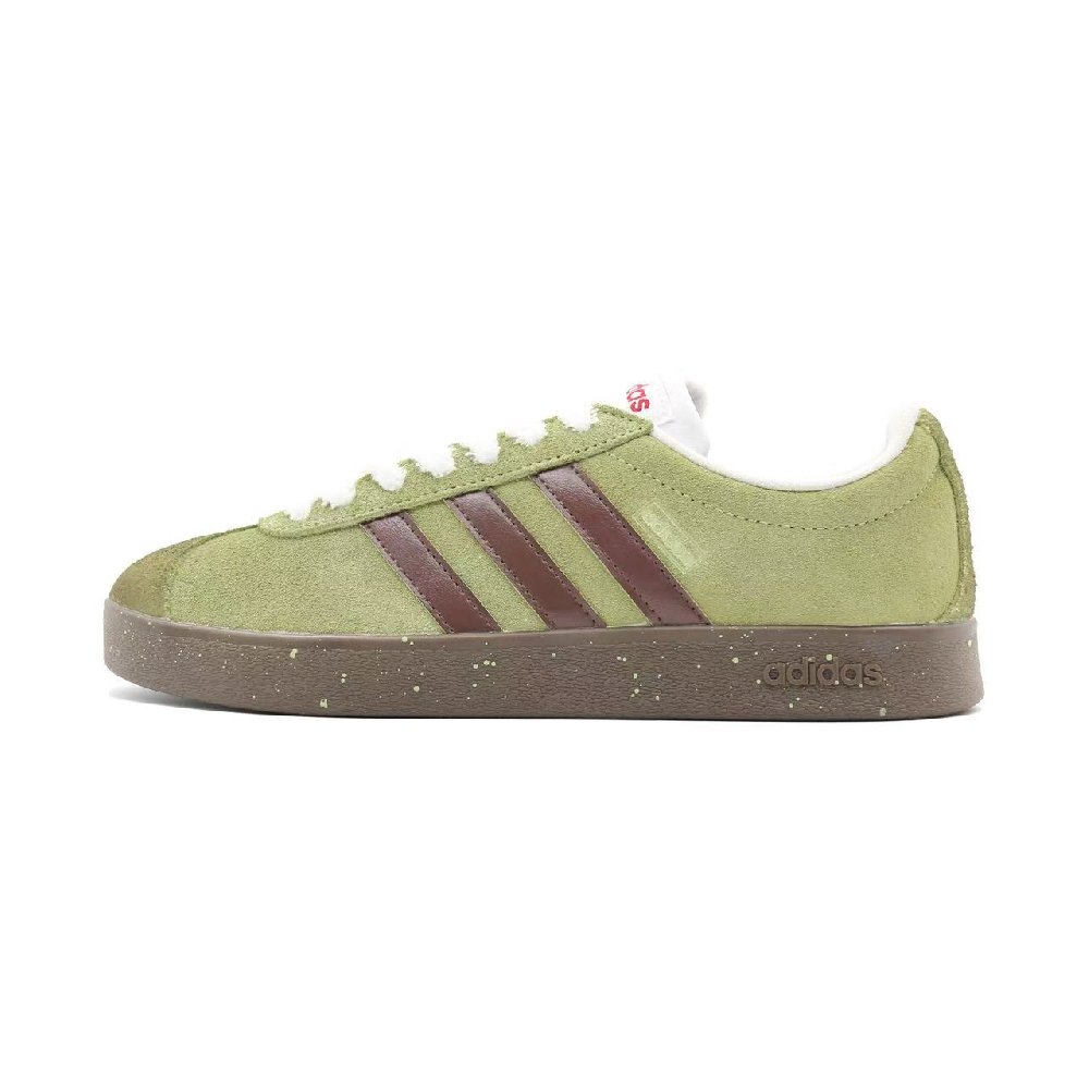 Adidas Neo VL Court 2.0 Abrasion Resistant Low Top Skateboard Shoes Unisex Green