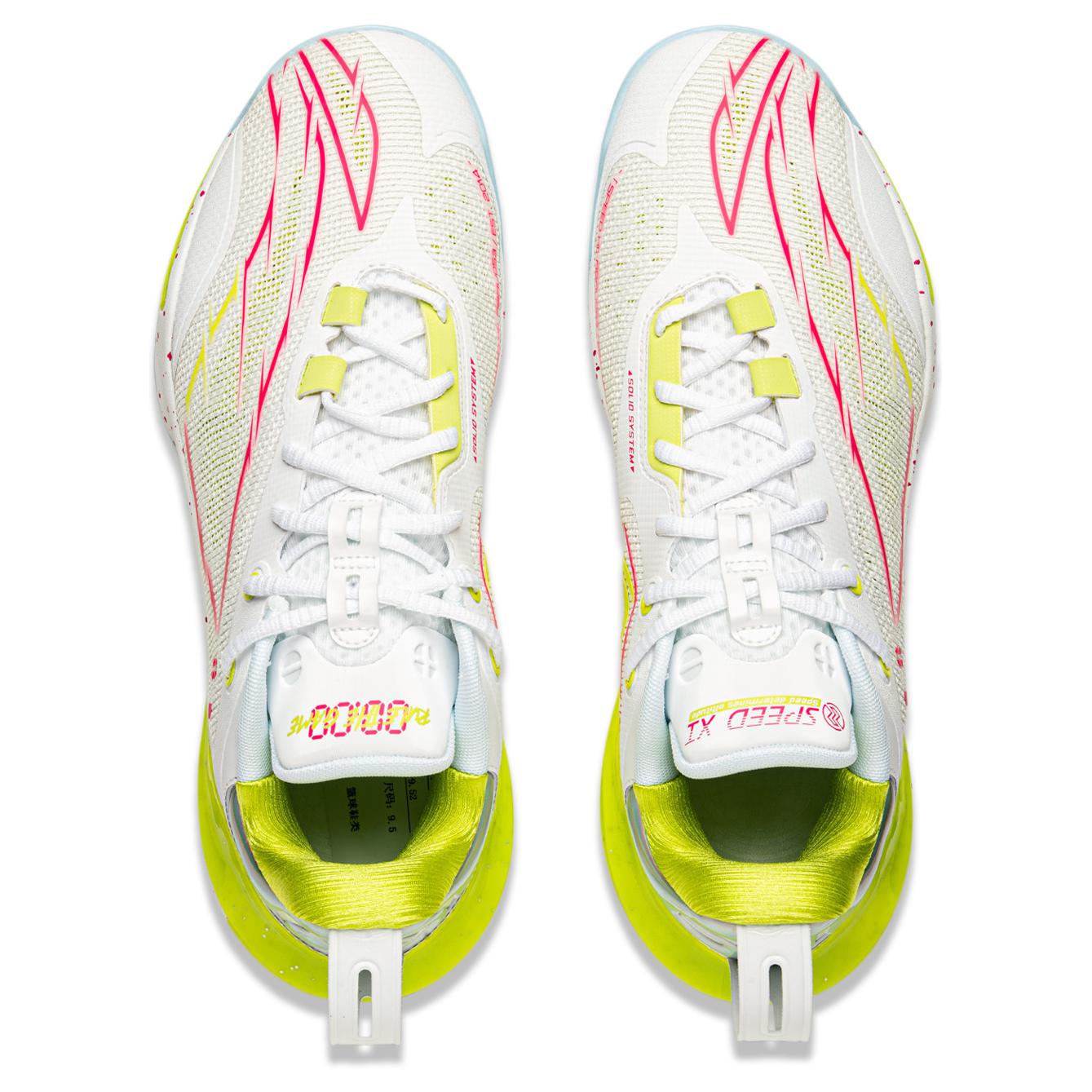 LiNing Flash Strike 11 Supportive And Elastic Low-Top Basketball Shoes Men's White Green Red купить в интернет-магазине Yoocart с быстрой доставкой по России.