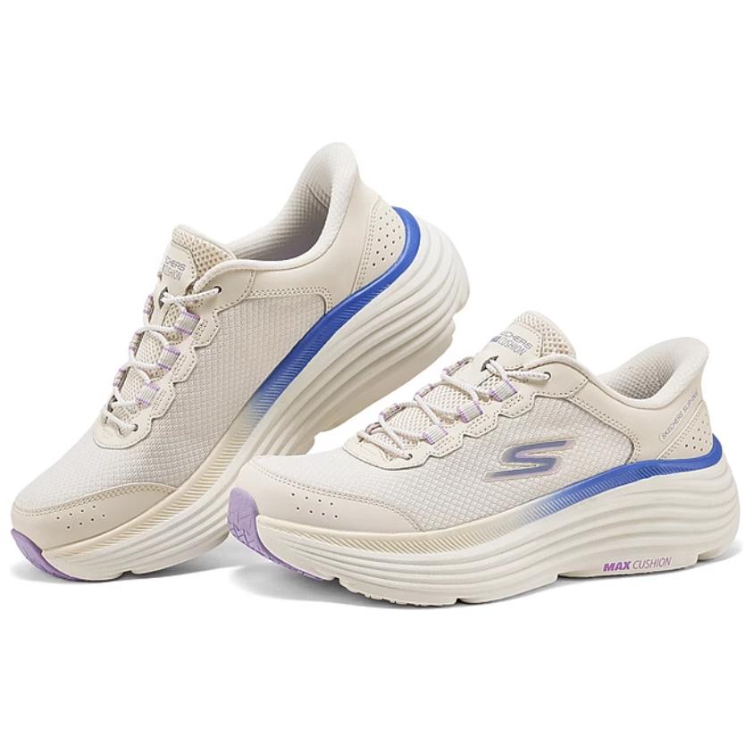 Skechers Slip Ins Low Top Casual Running Shoes Women's Ecru