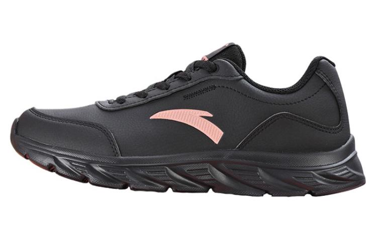Anta Running Collection Cushioned Wear-Resistant Slip-Resistant Low-Top Running Shoes Women's Black Rose Gold
