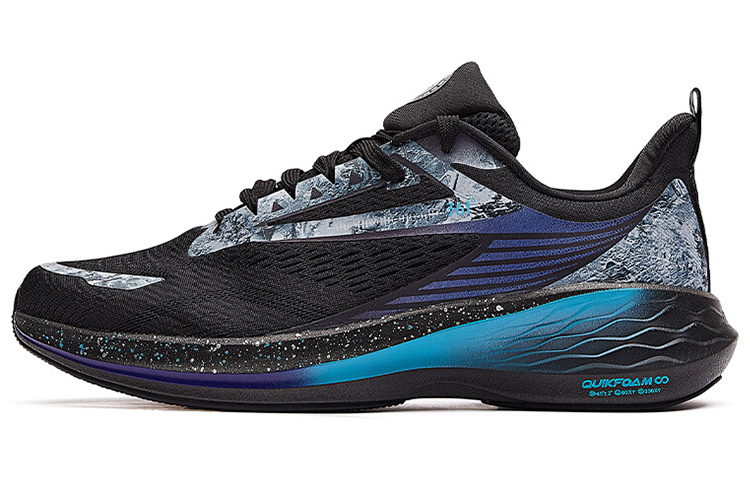 361° Shock Absorbers Slip Resistant Low Top Running Shoes Men's Fantasy Purple