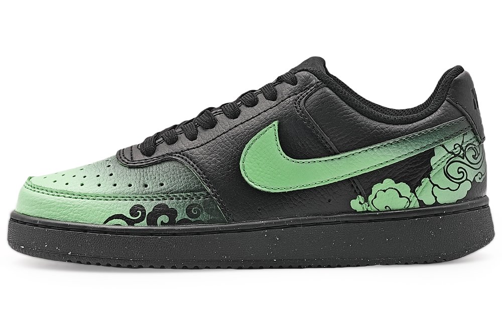Nike Court Vision Low NN Abrasion Resistant Low Top Skateboard Shoes Unisex Cyan
