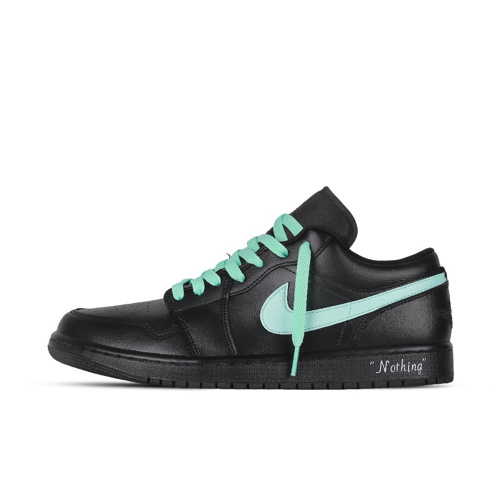 Jordan Air Jordan 1 'Nothing' 2nd Generation Low-Top Skateboard Shoes Unisex Black Green
