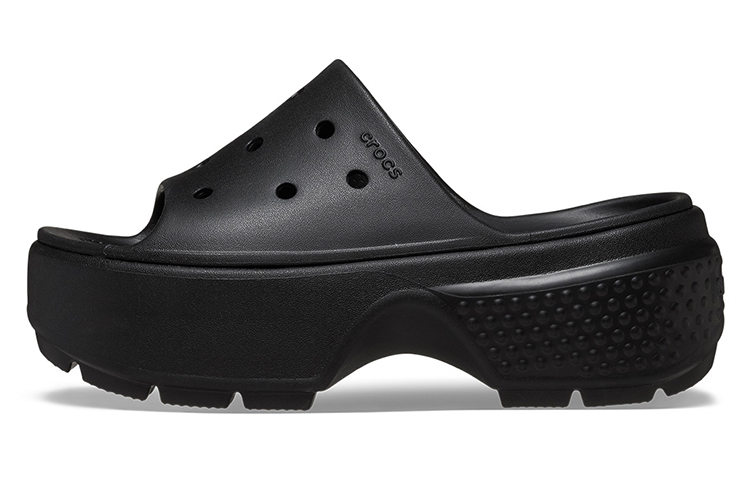 Crocs Stomp Slides 'Black' Women's