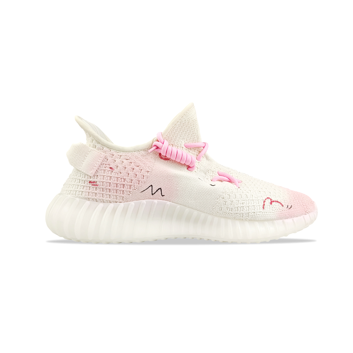 Adidas Originals Yeezy Boost 350 V2 Breathable Low Top Casual Shoes Unisex White Pink купить в интернет-магазине Yoocart с быстрой доставкой по России.