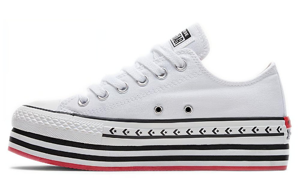 Chuck Taylor All Star Women's Converse Platform Layer Low 'Logo Play White' Women's