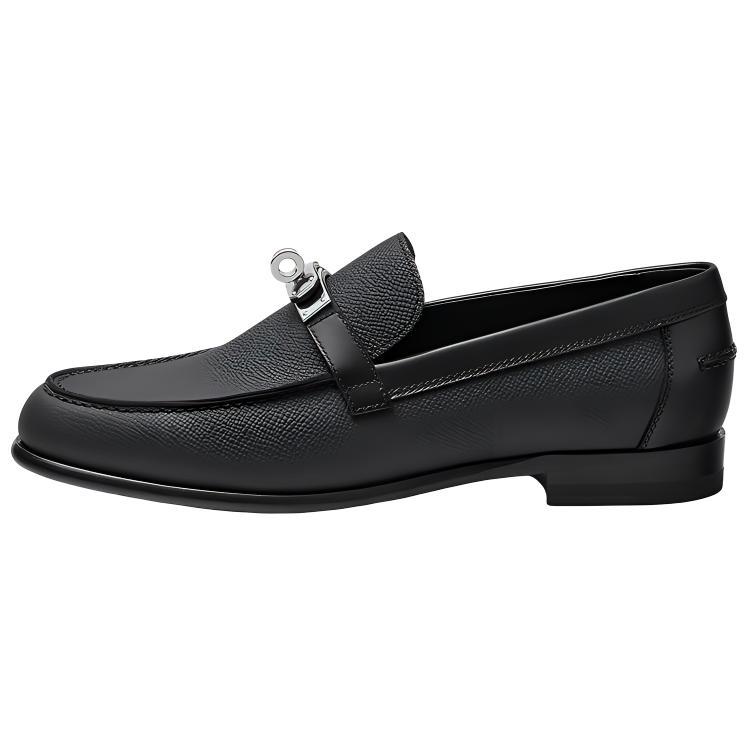 HERMES Destin Casual Single Shoes Women's Black