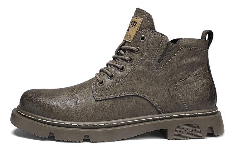 Jeep Short Martin Boot Men's Khaki