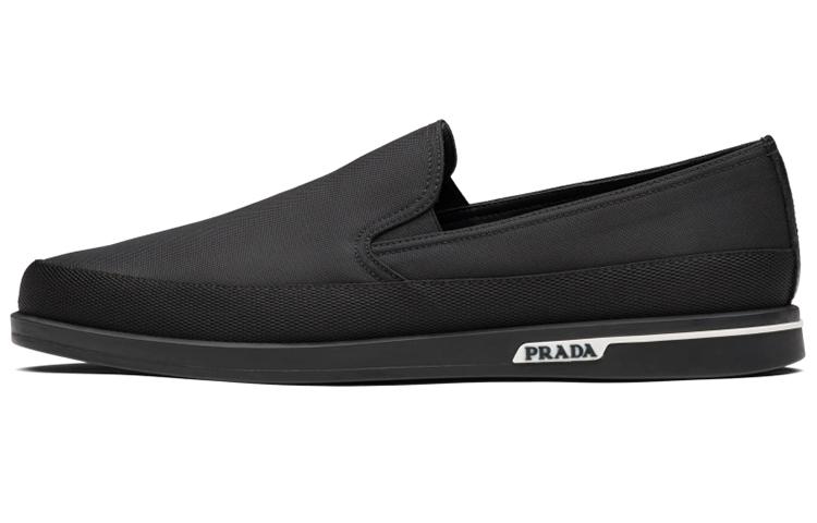 PRADA Low-Top Stylish Skateboarding Shoes Men's Black