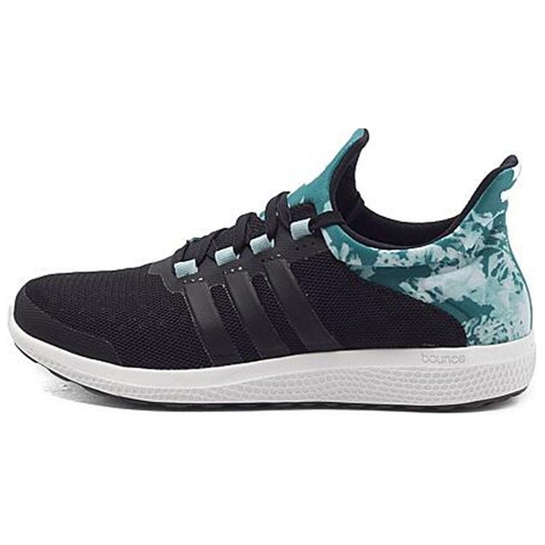 Adidas Bounce Running Shoes Women's Low-Top Green Black