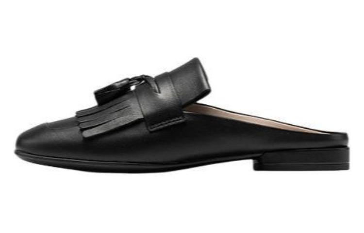 Ecco Wrap-toe Slippers 2cm Women's Black