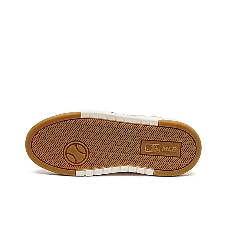 MLB Chunky Liner Slip-Resistant Cushioning Wear-Resistant Low-Top Skateboard Shoes Unisex Pink Brown