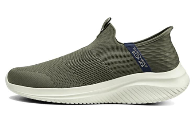 Skechers Sport Hands Free Slip Ins Low Top Casual Shoes Men's Green