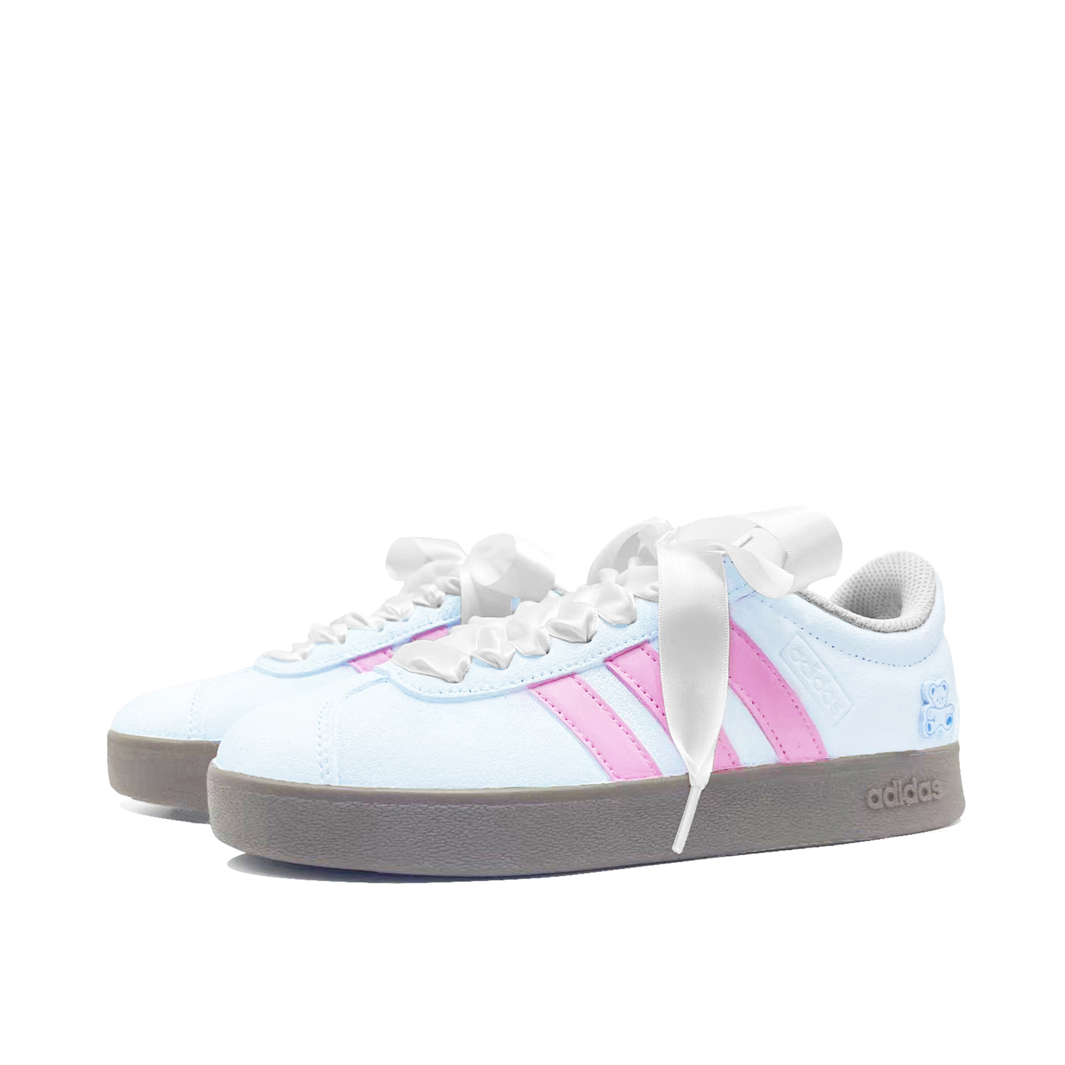 Adidas Neo VL Court Lifestyle Silk Moon Scar German Army Trainers Unisex Blue Crimson купить в интернет-магазине Yoocart с быстрой доставкой по России.