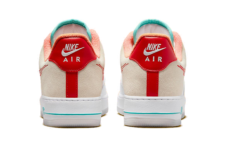 Nike Air Force 1 Low '07 Prm Just Do It White Red Teal купить в интернет-магазине Yoocart с быстрой доставкой по России.