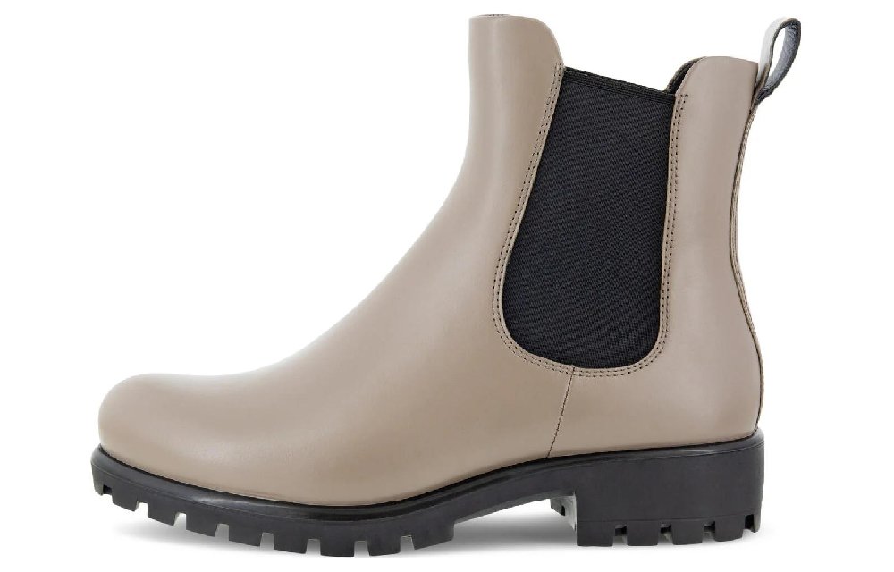 Ecco Modtray Modern Collection Short Chelsea Boots Women's Taupe